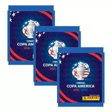 Pack Kit 10 Envelopes Pacotes 50 Figurinha Copa América 2024