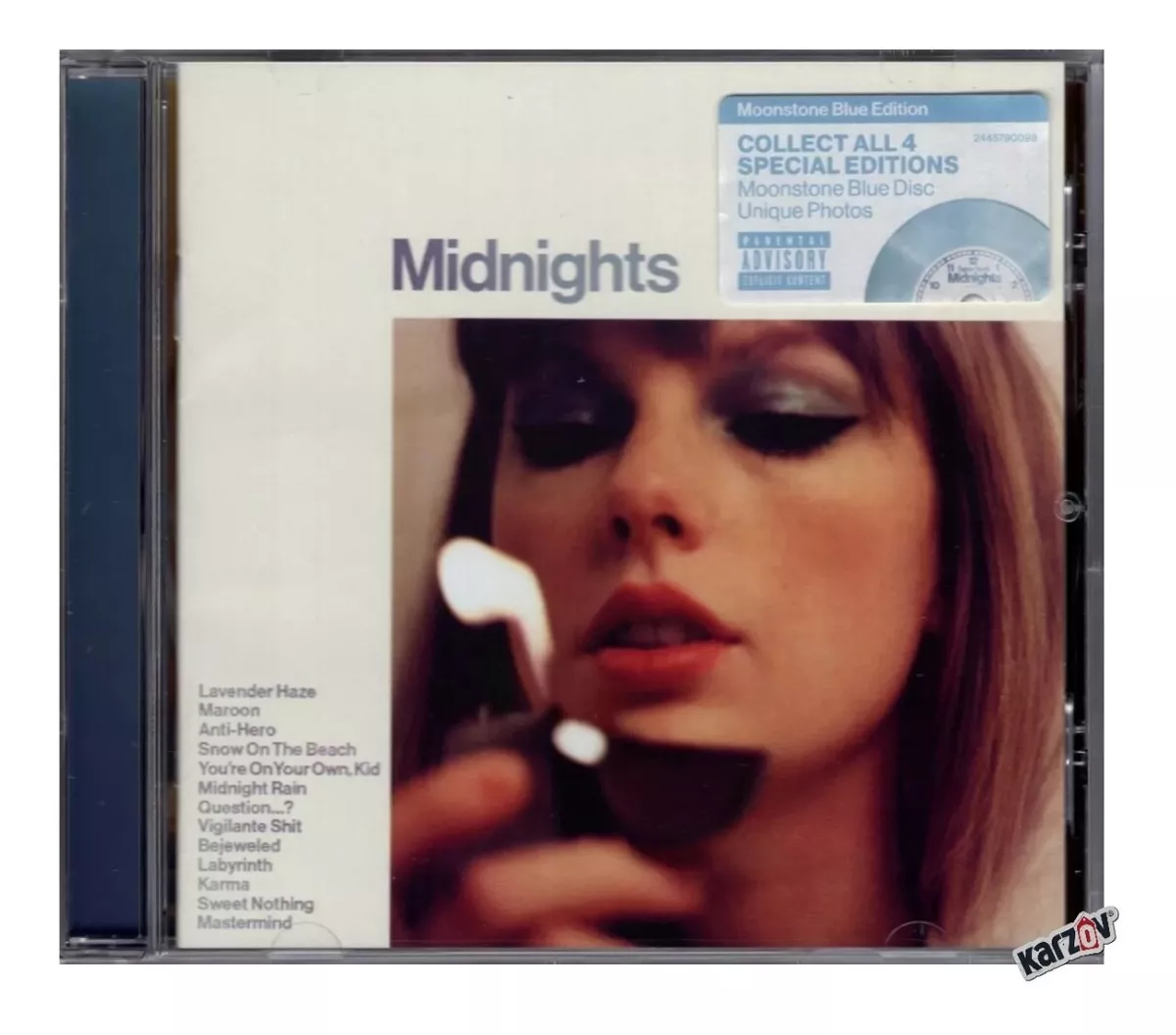 Taylor Swift Midnights Moonstone Blue Edition / Disco Cd