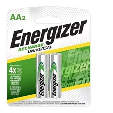 Pilas Recargable Aa X2 Energizer. 2000 Mah