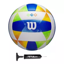 Bola Oficial De Vôlei De Praia Wilson Geo Volleyball+ Bomba