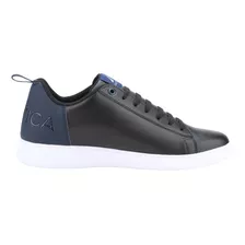 Tenis Casual Nautica Color Negro Para Hombre Drew 1051436