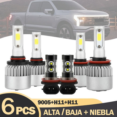 Luces Alta/baja/niebla Faros Led 8000 Lm For Ford Foto 2