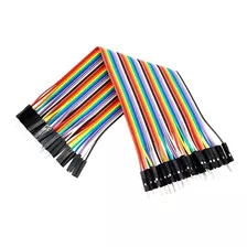 Cabo Wire Jumper 20cm 40 Fios Macho-macho Protoboard Arduino