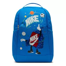 Mochila Para Niños 18l Nike Brasilia Azul Color Azul Foto/azul Foto/blanco Talla Unit