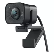 Webcam Full Hd Streamcam Plus Com Tripé Incluso Logitech Cor Grafite