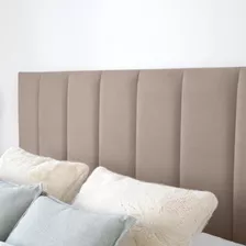 Cabeceira Encosto De Para Cama Box Casal Expressa Móveis Cor Suede Café C/ Leite