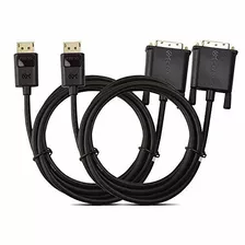 Cable Matters 2-pack Displayport A Dvi Cable (dp A Dvi Cable