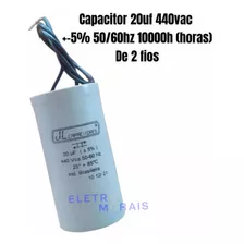 Capacitor 20uf 440vac Para Eletrificador De Cerca Rural