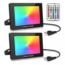 Meikee Luces De Inundacion Led Rgb Equivalentes A 1000 W, Pa