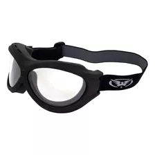 Hot Leathers Gafas De Motocicleta Big Ben Con Lente Transpar