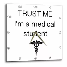 3drose Trust Me I'm A Medical Student-reloj De Pared, 15 Pul