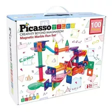 Ptg100 Piezas Pista De Canicas Juguetes Magneticos Picasso