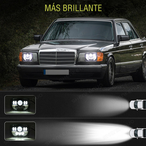 Bbb Par De Faros Led De 7x6 Pulgadas Para Nissan D21 Pickup Foto 6