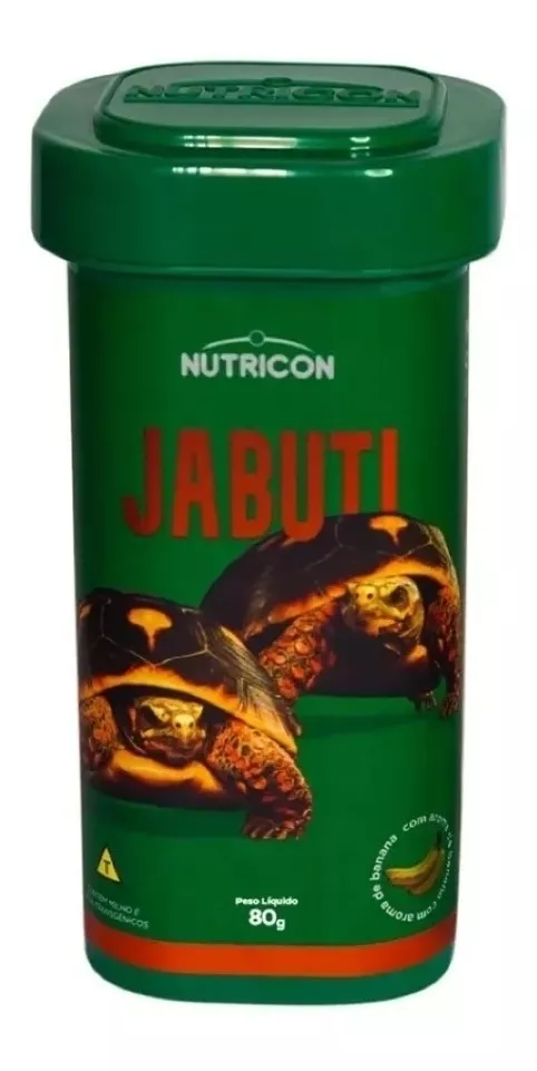 Nutricon Jabuti Com Aroma De Banana 80gr Répteis 