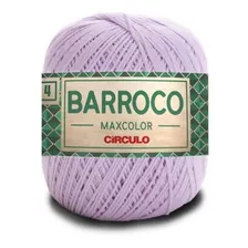 Barbante Barroco Maxcolor 4 Fios 200gr Linha Crochê Colorida Cor Lilás Candy