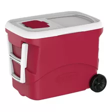 Conservadora Térmica Con Ruedas Soprano Tropical 50l Rojo