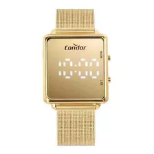 Relógio Feminino Condor Digital Led Dourado Comd1202af/4d