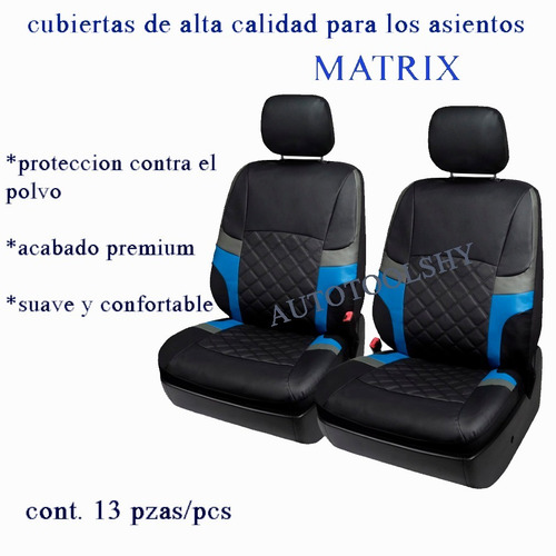 Cubreasientos Matrix Para Toyota Fortuner Juego Completo Foto 4