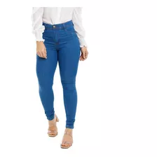Calça Jeans Feminina Skinny Com Lycra Cintura Alta