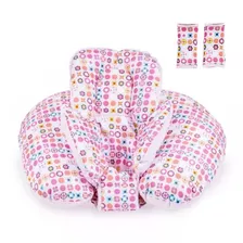 Almofada Travesseiro De Amamentação 8 Em 1 Momo - Rosa