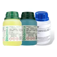 Kit Soluções Tampão Ph 4,7, E Condutividade 1413us 250ml