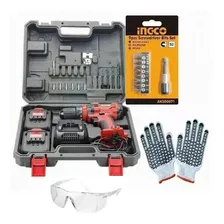 Taladro Percutor Inalámbrico De 10mm Equus 20v + Kit Regalo