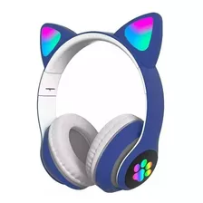 Audifonos Con Bluetooth Y Luces Gamer, Orejas De Gato