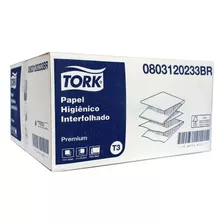 Papel Higiênico Interfolhado Tork Premium-12x620 Fls Duplas