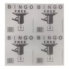 Cartela De Bingo Jornal - 6 Blocos C/100 Fls Bingão 4x1 Free