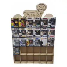 Exhibidor Funko Pop Mdf Para 30 Piezas Abiertos Y Cerrados