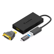 Adaptador Placa Vídeo Monitor Usb 3.0 Para Hdmi Dvi 4k