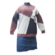 Sweater Bremer Confeccionado En Doble Hilo Bremer, Abrigado 