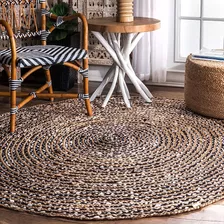 ~? Nuloom Glinda Natural Fiber Yute Area Rug, 3' X 5' Oval, 