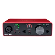 Interfaz Focusrite Scarlett Solo 3 Gen