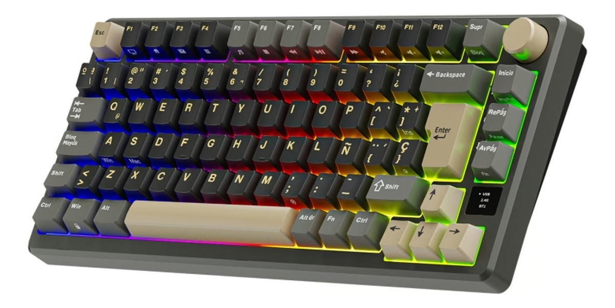 ROYAL KLUDGE RK-M75 75% RGB SW BROWN PHANTOM