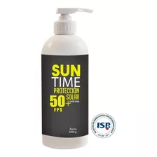 Bloqueador Protector Solar Suntime Fps 50+ Botella 1 Litro