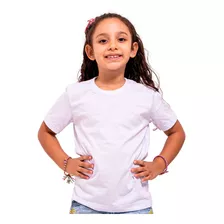 Camiseta Menina E Menino Juvenil Infantil Básica Camisa Lisa