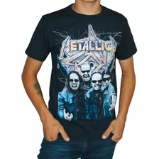 Remera Metallica 1 Fluor (brilla En La Oscuridad)full Dark