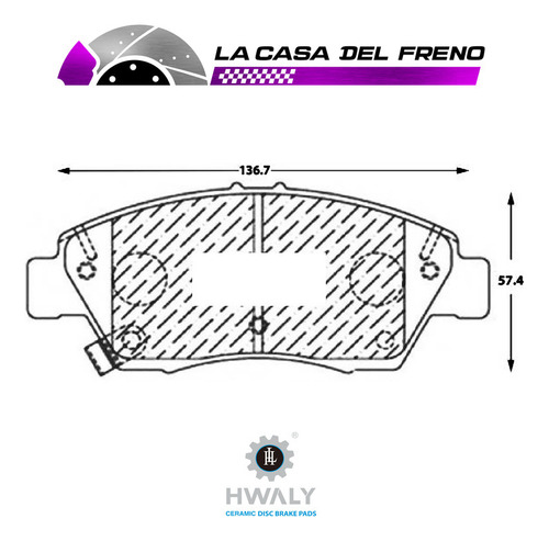 Pastilla De Freno Delantera Suzuki Aerio  1.6 2005 Foto 3