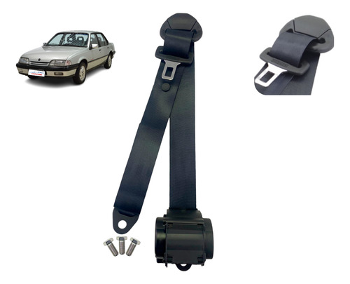 Cinto Segurança Monza Gm Lado Motorista 3 Ponto Retrátil Cinto de segurança retrátil 3 pontos lingueta 22 mm dianteiro