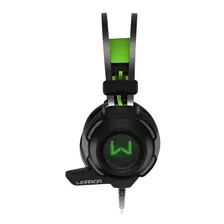 Fone Headset Gamer Swan 100mw Usb E P2 Com Led Warrior Ph225