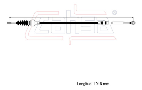 Cable Transversal De Velocidades Para Hyundai I10 1.1l 2012 Foto 2