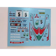 Water Slide Decal Petronas P/ Miniaturas 1/64