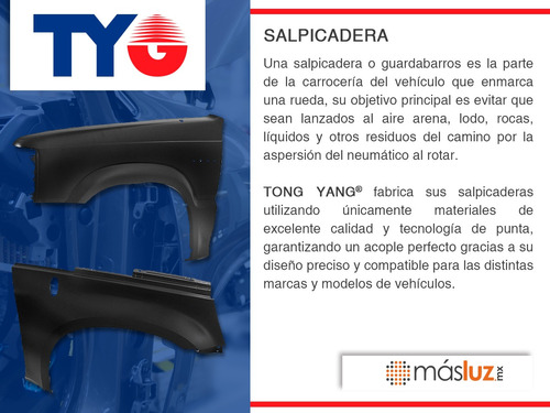 Salpicadera Del Der Nissan Xterra 00/04 Tong Yang Foto 4