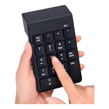 Teclado Numérico Sem Fio 2.4g Com Conector Usb Integrado