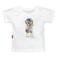 Camiseta Baby Bear Offwhite: Estilo E Conforto Para Meninas