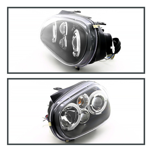 Faros Vw Cabrio Golf Gti  1999 2000 2001 2002 2003 Al 2005  Foto 4