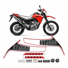 Kit Adesivo Carenagens Yamaha Xt 660r 2013 2014 + Etiquetas