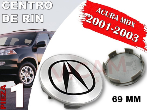 Centro De Rin Acura Mdx 2001-2003 69 Mm (gris) Foto 2