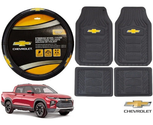 Tapetes 4pz Chevrolet + Cubrevolante Montana 2024